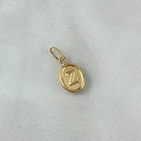 Dije Letra Z 0.5gr / 1.8cm / Troquelada Oro Amarillo