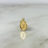 Dije Letra J 0.5gr / 1.8cm / Oro Amarillo ©