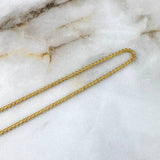 Cadena China 5.8gr / 60cm / 2.2mm Oro Amarillo +0©