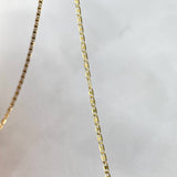 Cadena Plana 1.85gr / 60cm / 1.3mm Oro Amarillo +3 (Oferta) *