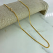 Cadena Cubana Tibetana  3.6gr / 60cm / 3mm Oro Amarillo +0$