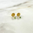Topos 0.4gr / Esmeraldas 4pts Oro Amarillo (Joya) ©