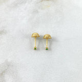 Topos 0.4gr / Esmeraldas 4pts Oro Amarillo (Joya) ©