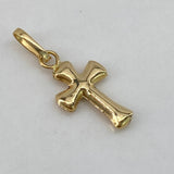 Dije Cruz Imperial  0.4gr / 2cm / Liso  Oro Amarillo $