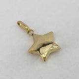 Dije Estrella  0.55gr / 1.5cm / Liso  Oro Amarillo $