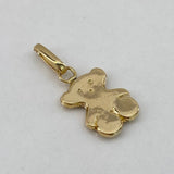 Dije Oso Ts  0.65gr / 2cm / Liso  Oro Amarillo $