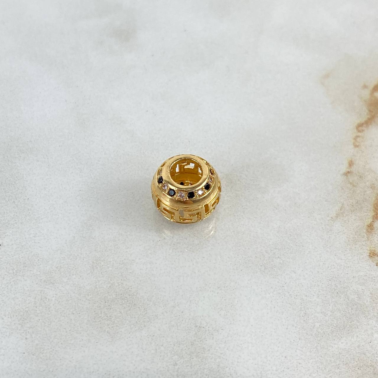 Herraje Bola de Fuego Tribal 1.95gr / 0.8cm / 10mm Circones Negros Blancos Oro Amarillo ©