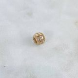 Herraje Bola de Fuego Trilinea 1.35gr / 0.7cm / 8mm Circones Blancos Oro Amarillo ©