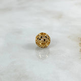 Herraje Bola de Fuego Corazones 1.7gr / 0.8cm / 0.9mm Circones Negros Blancos Oro Amarillo ©