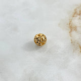 Herraje Bola de Fuego Corazones 1.7gr / 0.8cm / 0.9mm Circones Negros Blancos Oro Amarillo ©