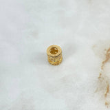 Herraje Aro Tempo Estelar 1.85gr / 0.7cm / 8mm Circones Blancos Oro Amarillo ©