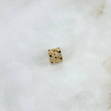 Herraje Espiral Aro Rayado 1.75gr / 0.7cm / 8mm Circones Negros Blancos Oro Amarillo ©
