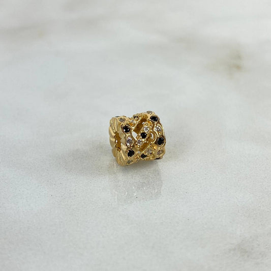 Herraje Espiral Aro Rayado 1.75gr / 0.7cm / 8mm Circones Negros Blancos Oro Amarillo ©