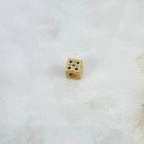 Herraje Cubo 1.1gr / 0.55cm / 5.5mm Circones Negros Blancos Oro Amarillo ©