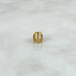 Herraje Ovalo Basteado 0.9gr / 0.7cm / 7mm Circones Negros Blancos Oro Amarillo ©