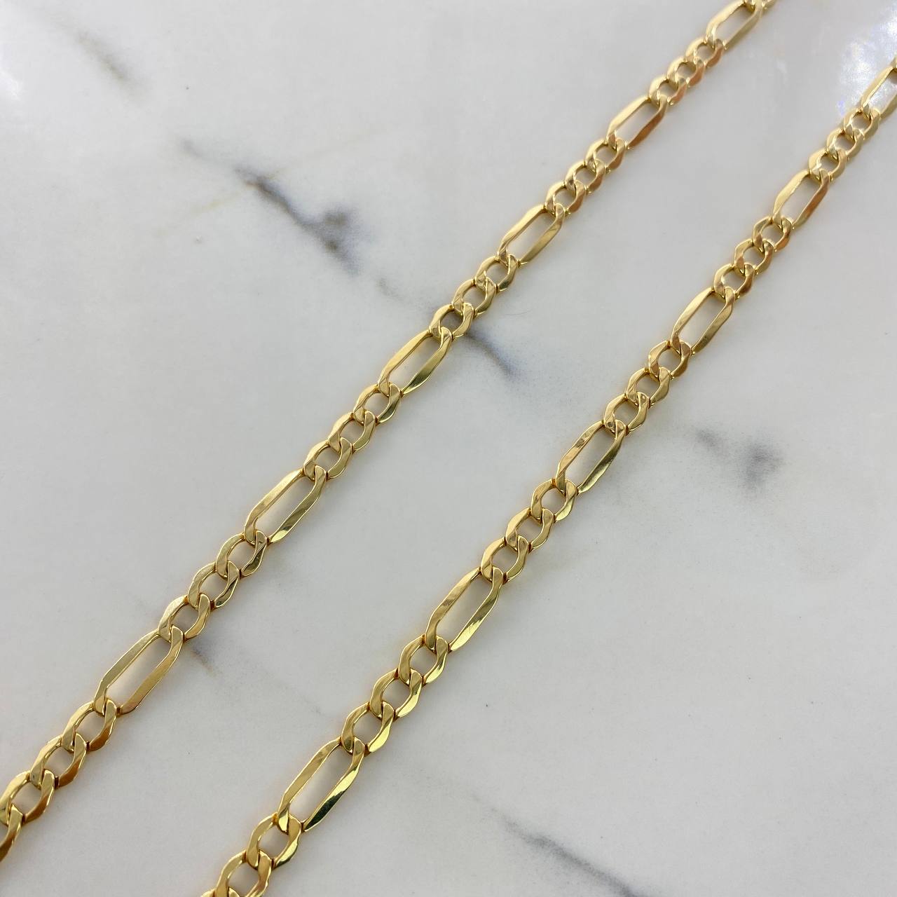 Cadena Figaro  11.5gr / 60cm / 5.75mm Oro Amarillo +0 &