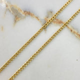 Cadena Cubana  6.9gr / 60cm / 4mm Oro Amarillo +0 &