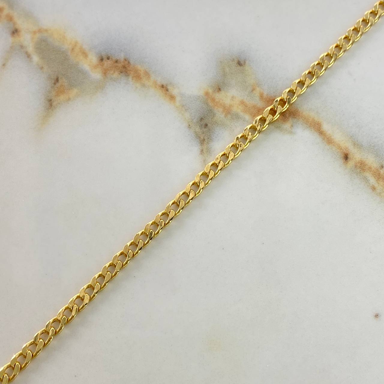 Cadena Cubana  6.9gr / 60cm / 4mm Oro Amarillo +0 &