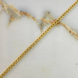 Cadena Cubana  6.9gr / 60cm / 4mm Oro Amarillo +0 &