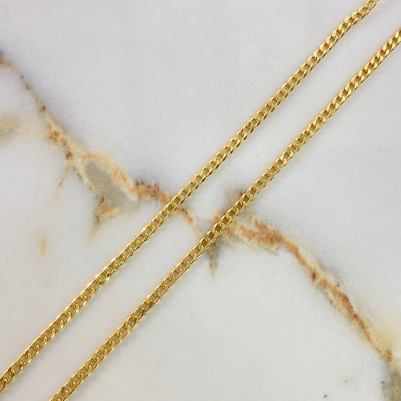 Cadena Cubana  7.05gr / 60cm / 2.75mm Oro Amarillo +0 &