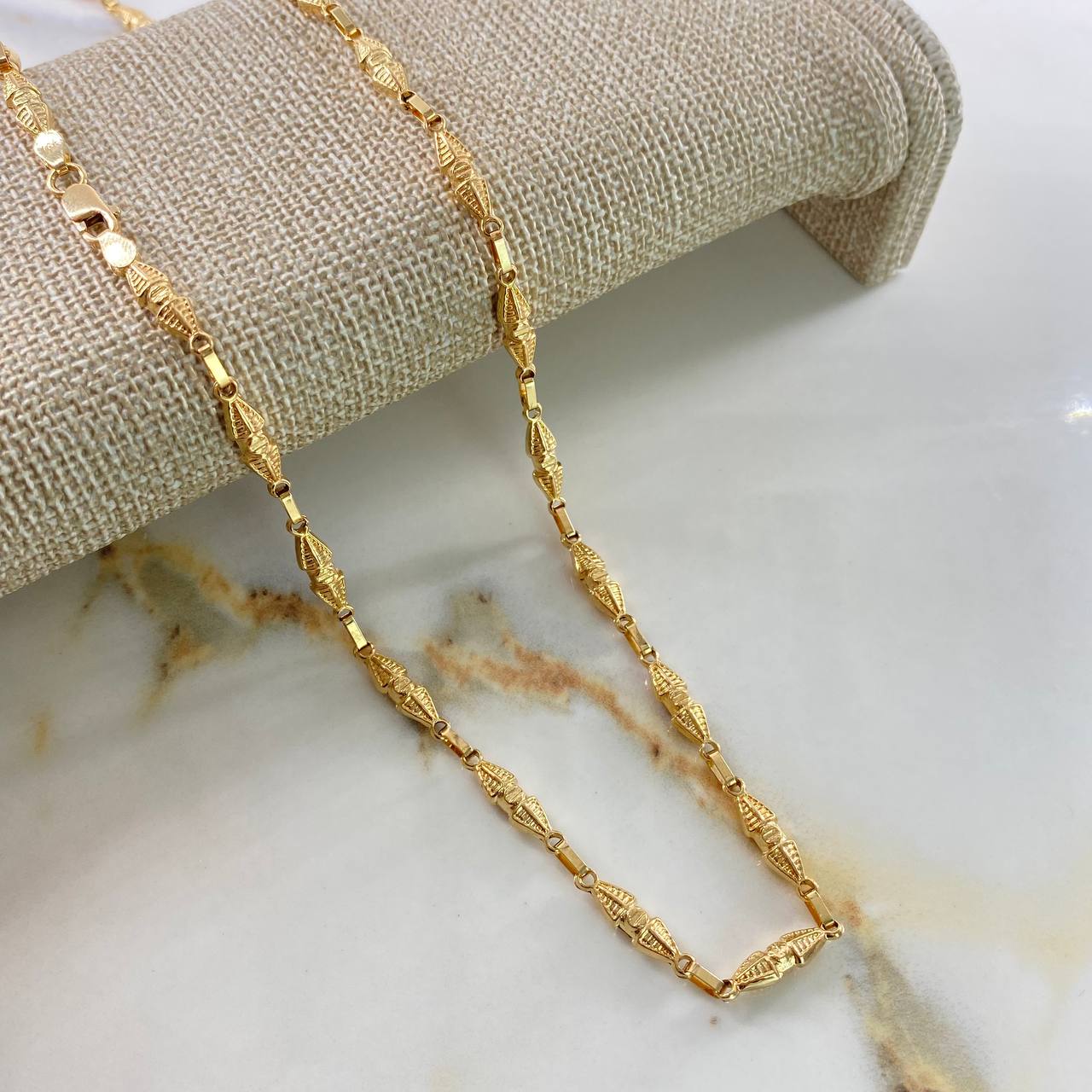 Cadena Dubai  12.05gr / 60cm / 3.4mm Oro Amarillo &