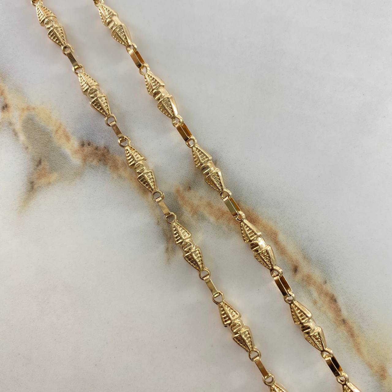 Cadena Dubai  12.05gr / 60cm / 3.4mm Oro Amarillo &