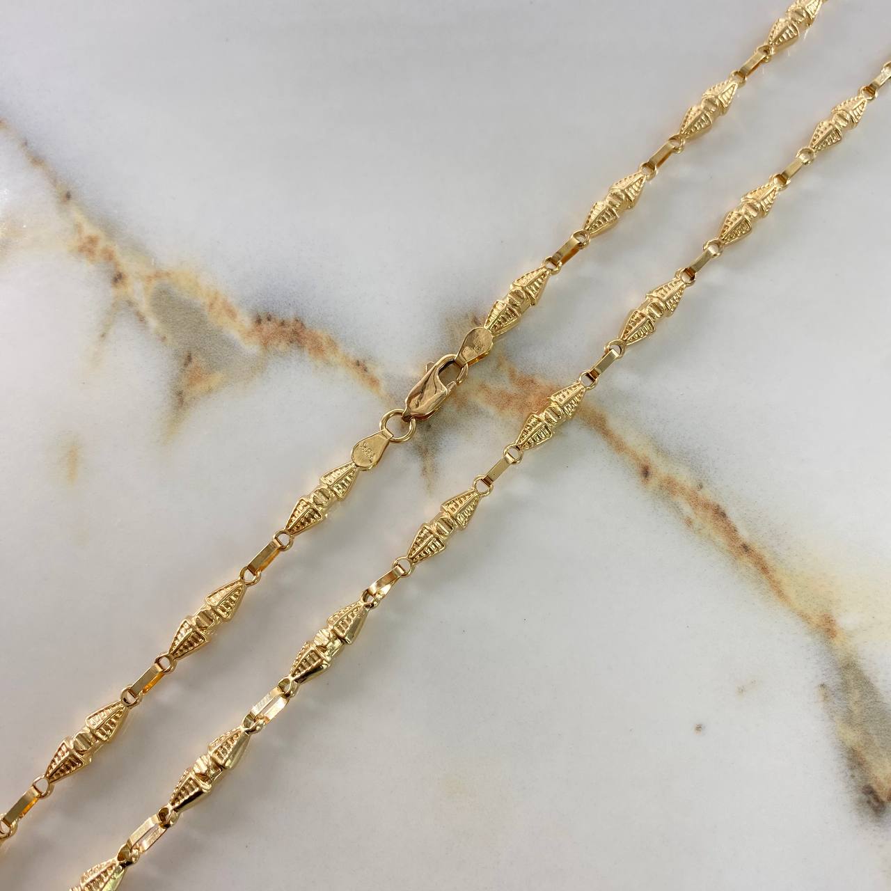 Cadena Dubai  12.05gr / 60cm / 3.4mm Oro Amarillo &