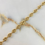 Tobillera GC 6.45gr / 26cm / 6.6mm Diamantado  Oro Amarillo &