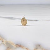 Dije Virgen de Guadalupe 0.75gr / 2cm / Troquelado Oro Amarillo &