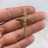 Dije Cruz Cristo 1.95gr / 5cm / Liso Oro Amarillo $