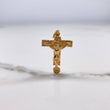 Dije Cruz Milagroso de Buga  3.1gr / 3.5cm / Relieve  Oro Amarillo &
