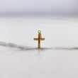 Dije Cruz  0.45gr / 2cm / Puntas Planas  Oro Amarillo &