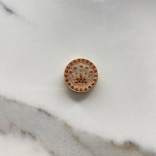 Herraje Corona Rx  2.7gr / 1.5cm / Circones Anarajandos  Oro Rosa &