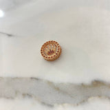 Herraje Corona Rx  2.7gr / 1.5cm / Circones Anarajandos  Oro Rosa &