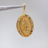 Dije Virgen de Guadalupe 3.5gr / 4.5cm / Liso Troquelado Oro Amarillo &