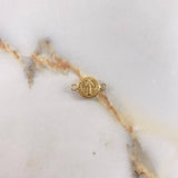 Herraje San Benito  0.75gr / 1.5cm / Liso  Oro Amarillo &