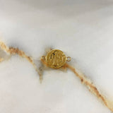 Herraje San Benito  1.1gr / 2cm / Liso  Oro Amarillo &