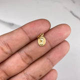 Dije Virgen María 0.35gr / 1.5cm / Liso Oro Amarillo &