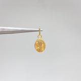 Dije Virgen María 0.35gr / 1.5cm / Liso Oro Amarillo &