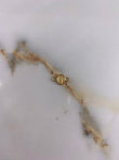 Herraje Virgen Milagrosa  0.2gr / 1cm / Liso  Oro Amarillo &