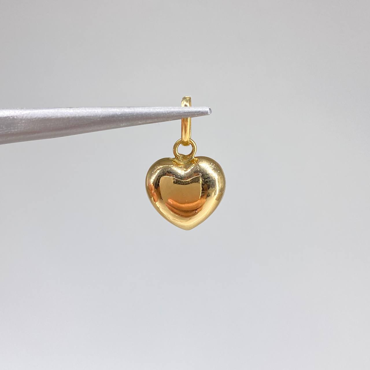 Dije Corazon  0.9gr / 2cm / Liso  Oro Amarillo &