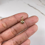 Dije Corazon  0.35gr / 1.5cm / Liso  Oro Amarillo &