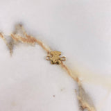 Herraje Oso Ts  0.55gr / 1cm / Liso  Oro Amarillo &