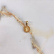 Dije San Benito  1.2gr / 1.5cm / Liso  Oro Rosa &