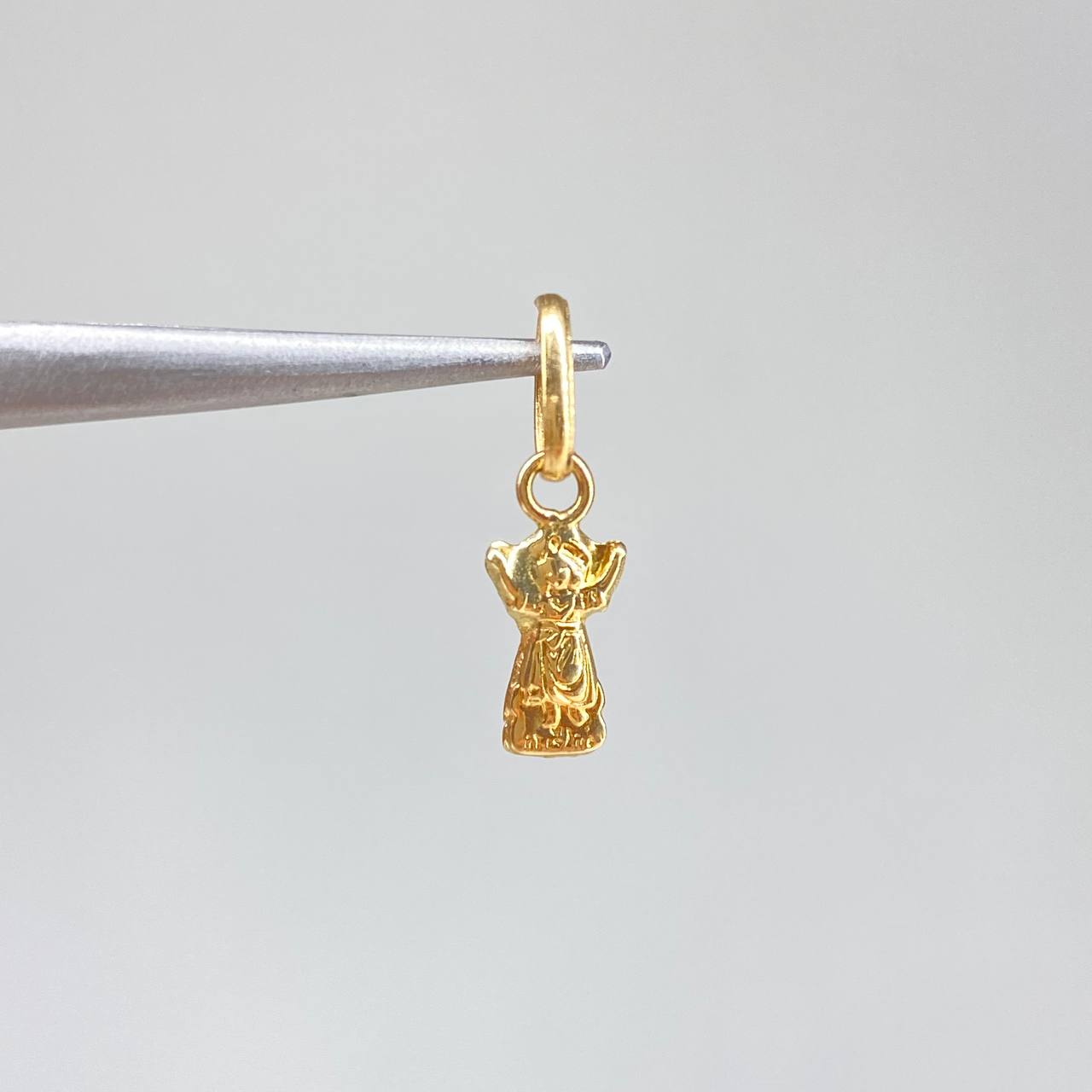 Dije Divino Niño  0.45gr / 1.5cm-Liso  Oro Amarillo &