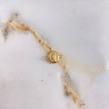Herraje Virgen de Guadalupe 0.35gr / 1.5cm-Liso Oro Amarillo $