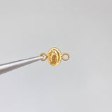 Herraje Virgen de Guadalupe 0.25gr / 1cm-Liso Oro Amarillo $