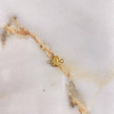 Herraje Silueta Virgen de Guadalupe 0.2gr / 1cm-Liso Oro Amarillo &