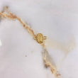 Herraje Silueta Virgen de Guadalupe 0.5gr / 1cm-Liso Oro Amarillo &