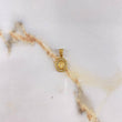 Dije Virgen Milagrosa 0.65gr / 1.5cm / Macizo Circones Blancos Oro Amarillo &